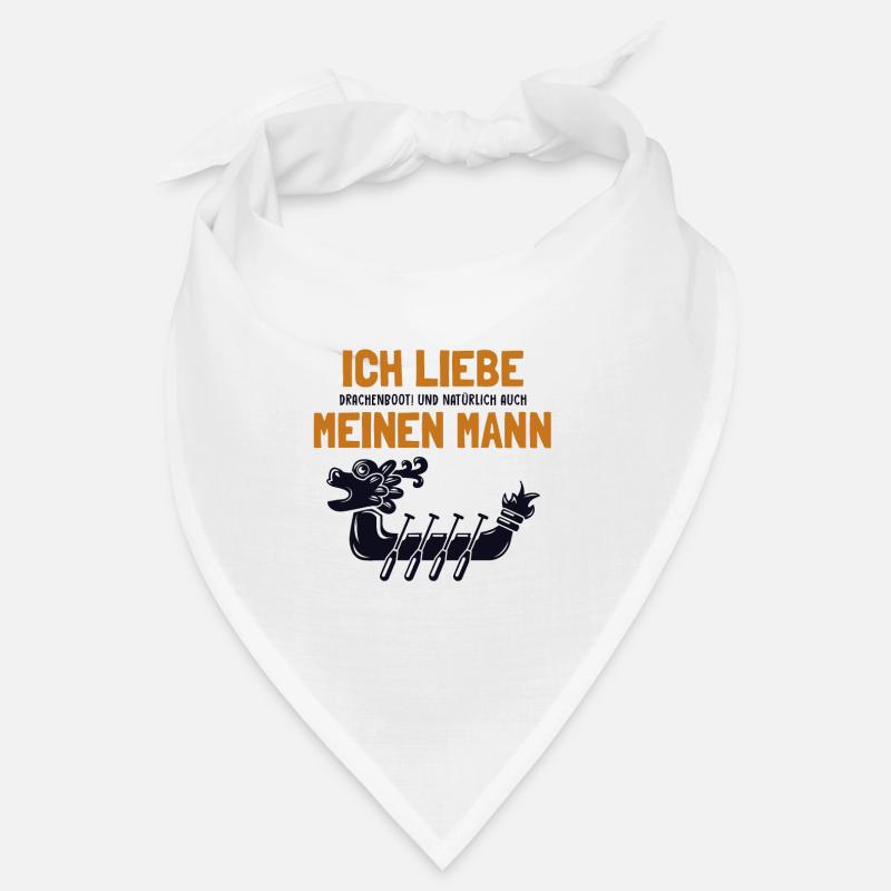 Ich liebe meinen Mann Drachenboot Team Paddler Bandana