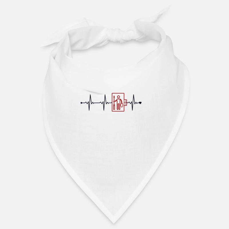 Elevator Technician Heartbeat Repair Elevator Bandana