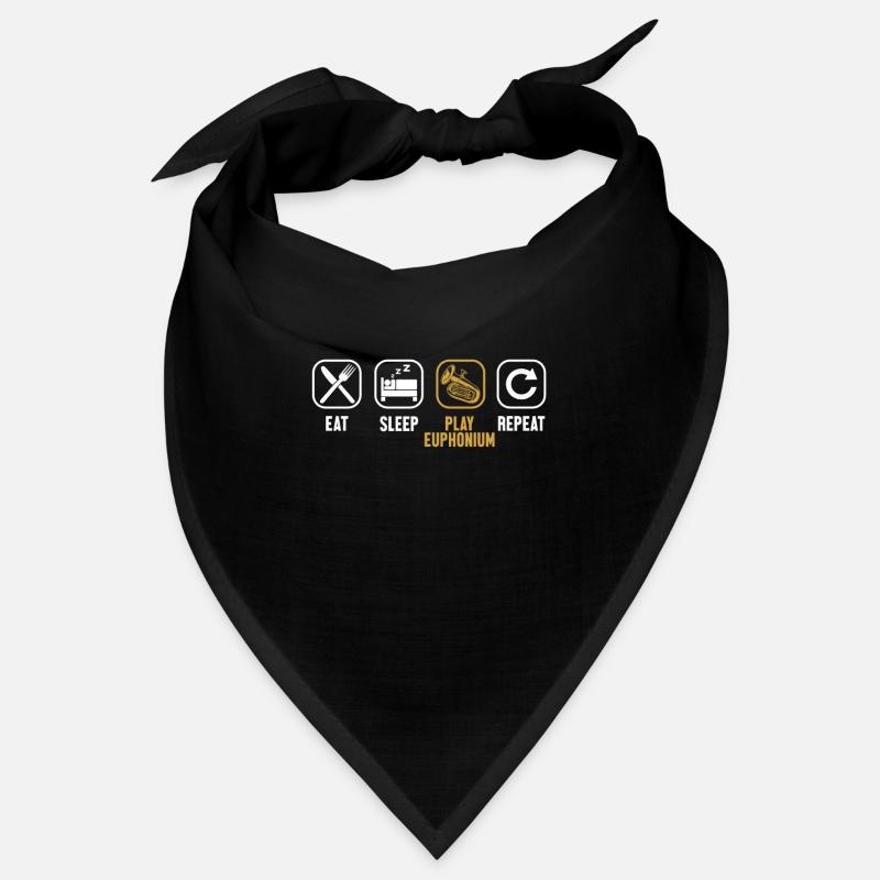 Essen Schlaf Spielen Euphonium Repeat Euphonist Player Bandana