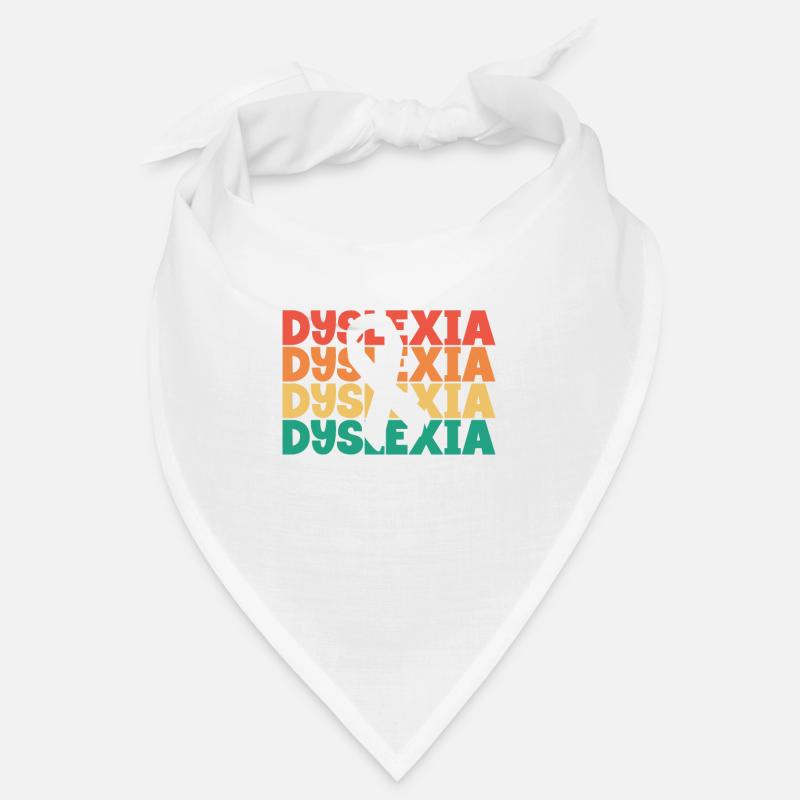 Dyslexia Retro Text Apraxia Dyslexia Therapist Bandana