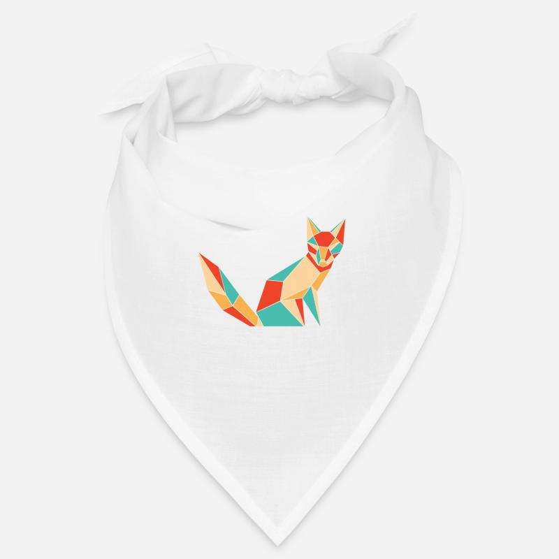 Retro Caninae Red Fox Canidae Fox Lover Fox Bandana