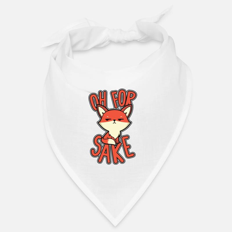 Oh For Sake Red Fox Canidae Caninae Fox Lover Fox Bandana