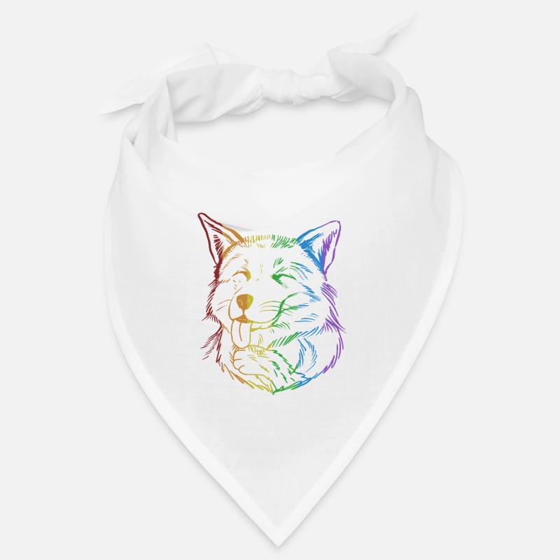 Fox LGBT Rainbow Caninae Red Fox Canidae Fox Bandana