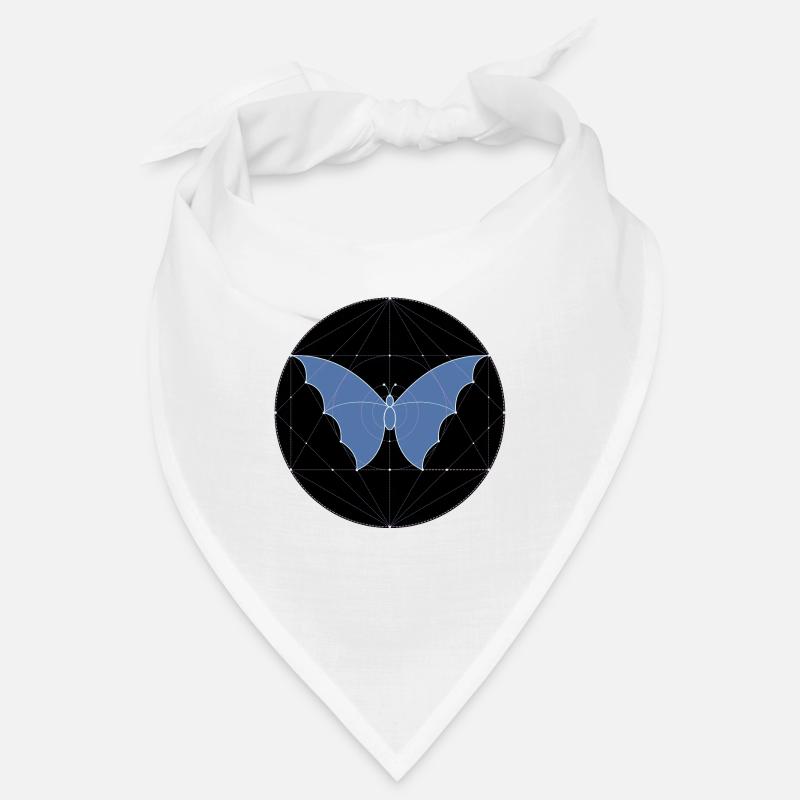 Géométrie sacrée papillon Bandana