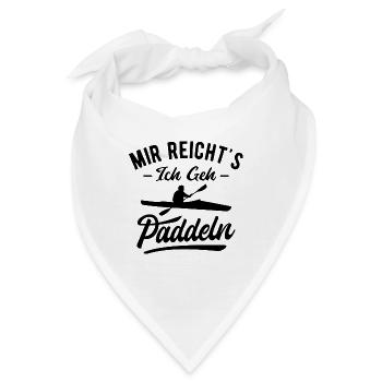 Paddeln Paddelboot Kajak Kajakfahren - Bandana - Weiß - Vorne