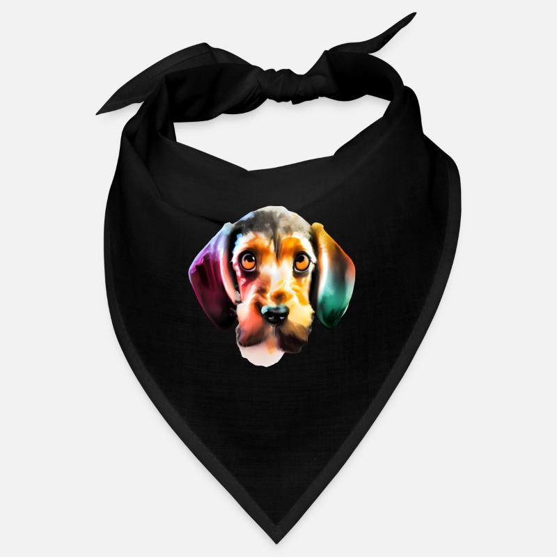 Bunter Dackel Bandana