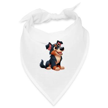 Beauceron 3 - Bandana - Weiß - Vorne