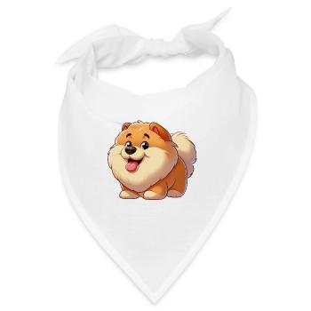 Chowchow 2 - Bandana - Weiß - Vorne