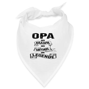 Opa - Bandana - Weiß - Vorne