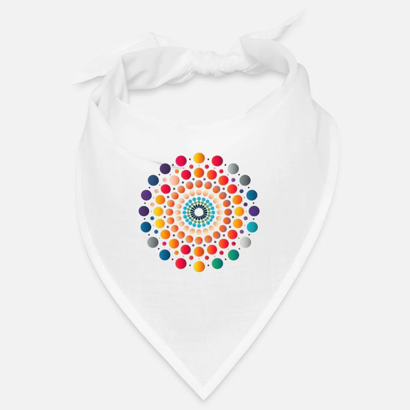 Abstract Dot Geometry: Unique Design Bandana