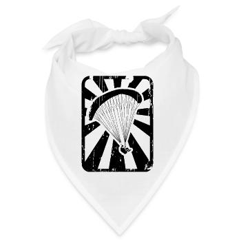 Gleitschirmflieger - Bandana - Weiß - Vorne
