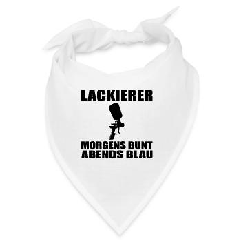 Lackierer - Bandana - Weiß - Vorne