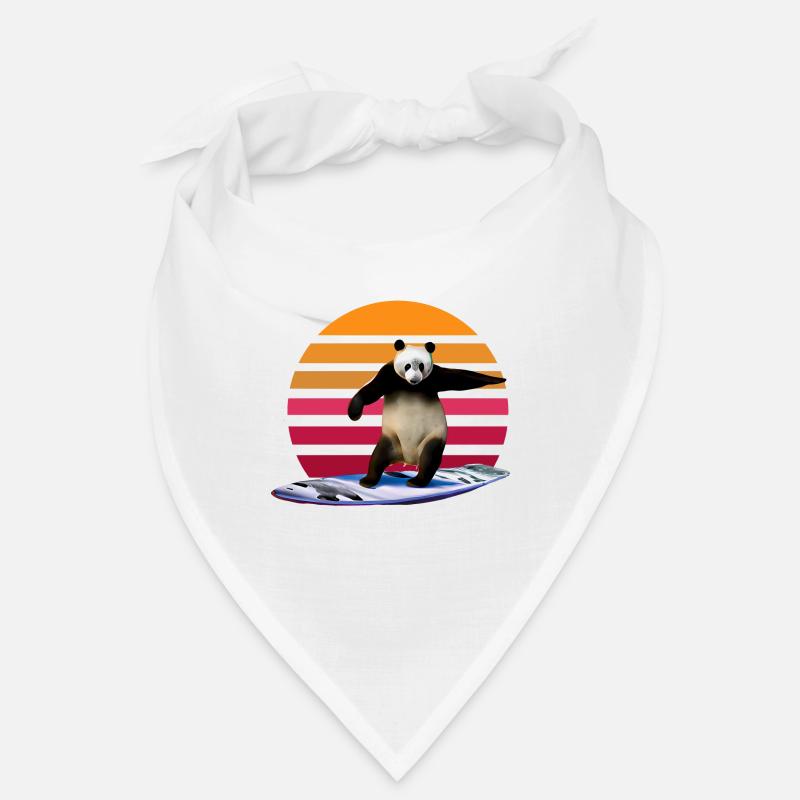Panda Surfer Bandana