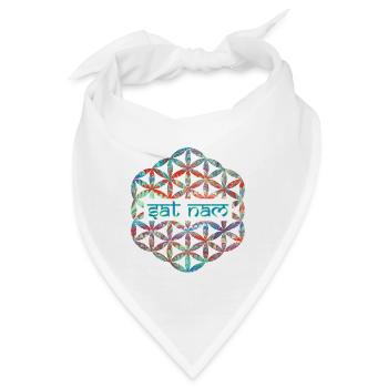 mantra dat nam e 72 - Bandana - Weiß - Vorne
