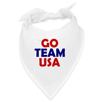 Usa - Bandana - Weiß - Vorne