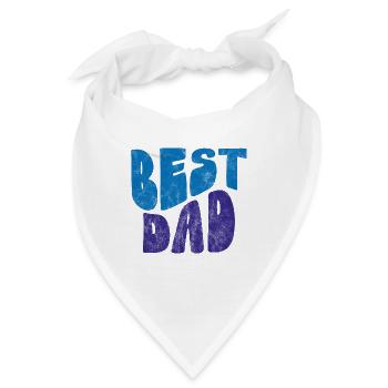 Bester Vater - Bandana - Weiß - Vorne