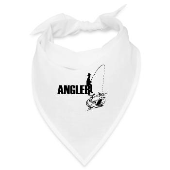 Angeln - Bandana - Weiß - Vorne