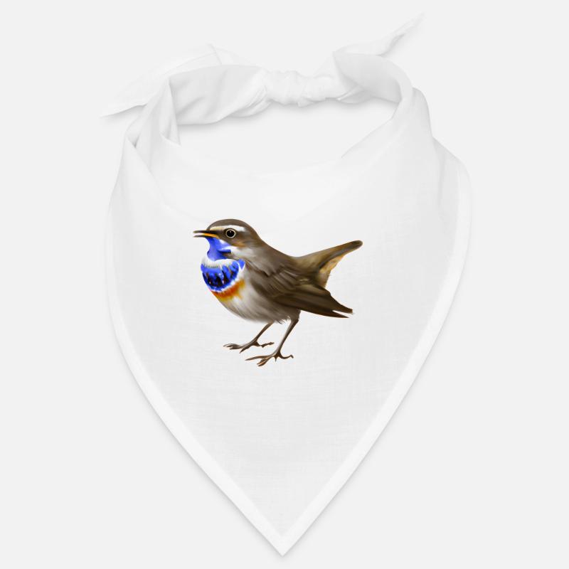 Oiseau gorge bleue Bandana