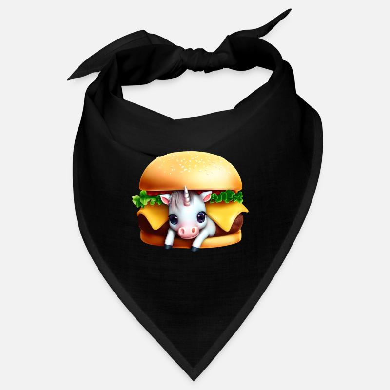 Einhorn Cheeseburger Bandana