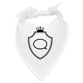 Sprechblase Wappen Kommunikation - Bandana - Weiß - Vorne