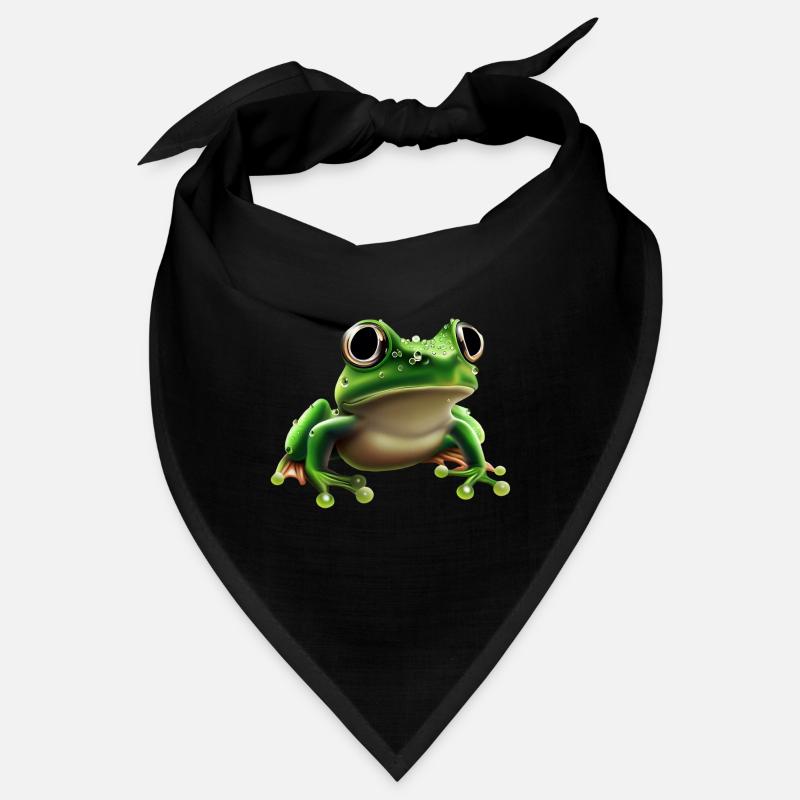 Rain Frog Water Drop Frog Bandana