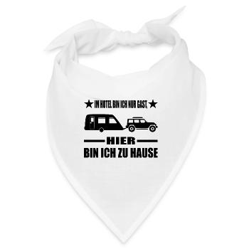 Camping - Bandana - Weiß - Vorne