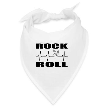 Rock - Bandana - Weiß - Vorne