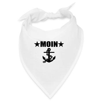 Moin - Bandana - Weiß - Vorne