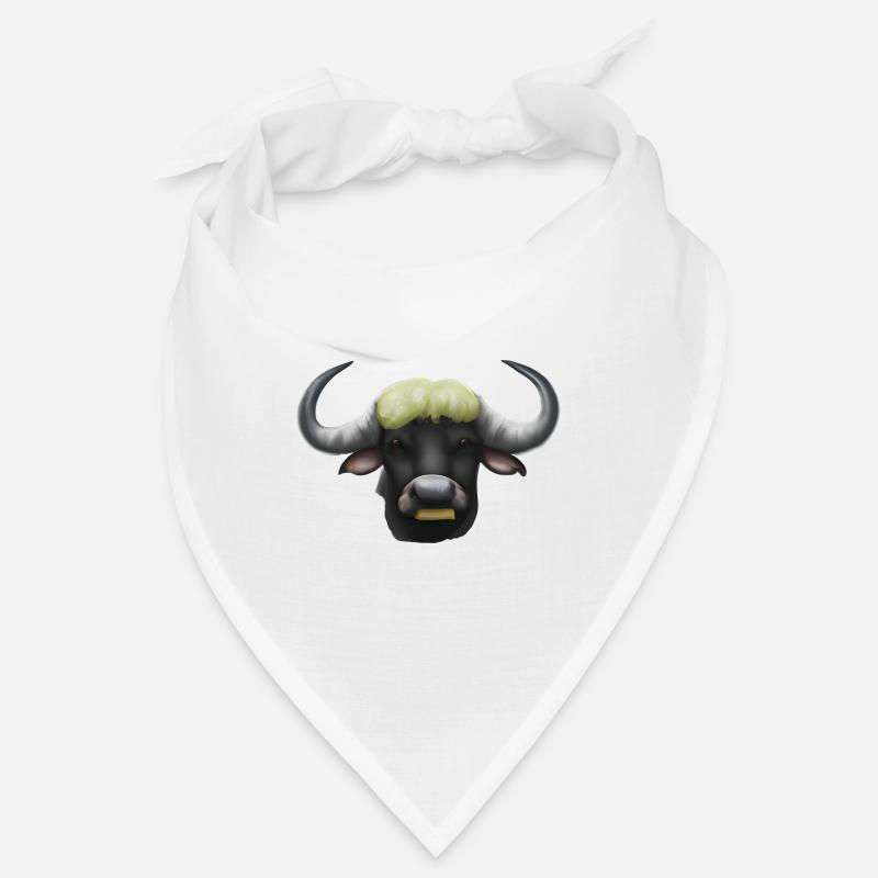 Buffle mignon dessiné Bandana