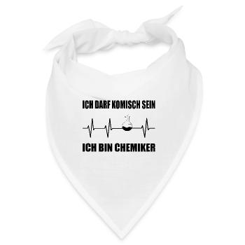 Chemie - Bandana - Weiß - Vorne