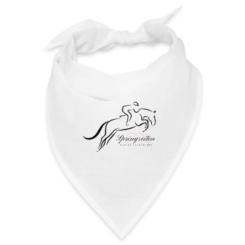 Springreiten aus Leidenschaft - Bandana - Weiß - Vorne