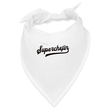 Beste Chefin Lieblingschefin Superchefin Kollegin - Bandana - Weiß - Vorne