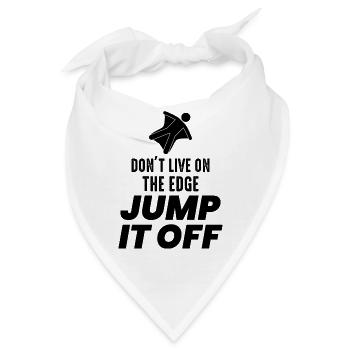 Wingsuit fliegen Base Jumping Fallschirmspringen Wingsuiting - Bandana - Weiß - Vorne