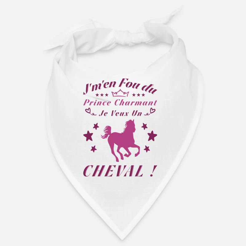 Ich schere mich einen Dreck um den Märchenprinzen, ich will ein Pferd Bandana