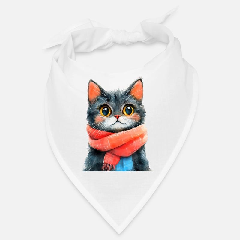 Winter-Katze Bandana
