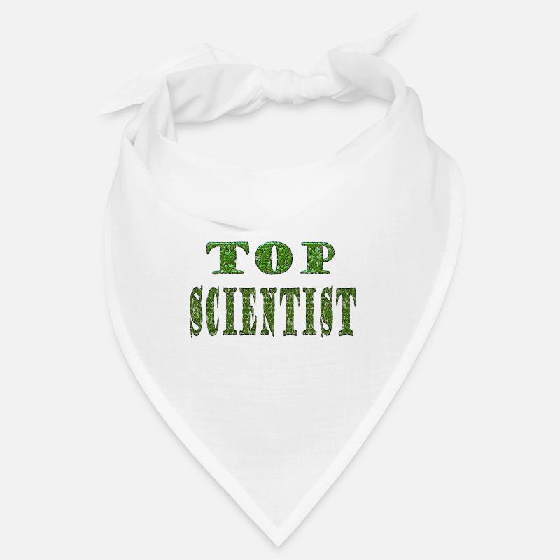 Top Scientist Texture Verte Bandana