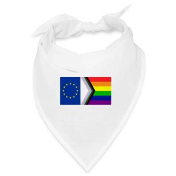 Stolz europa - Bandana - Weiß - Vorne