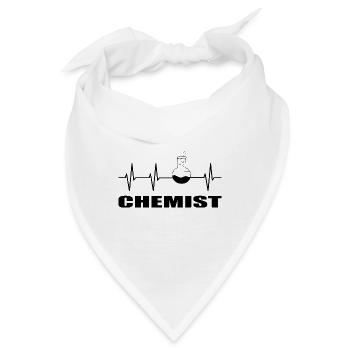 Chemie - Bandana - Weiß - Vorne