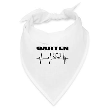Garten - Bandana - Weiß - Vorne