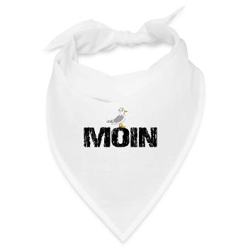 Moin - Bandana - Weiß - Vorne
