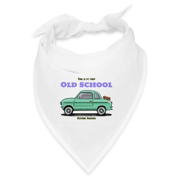 OLD Classic Car Lovers i love my car - Bandana - Weiß - Vorne