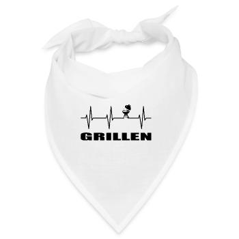 BBQ - Bandana - Weiß - Vorne