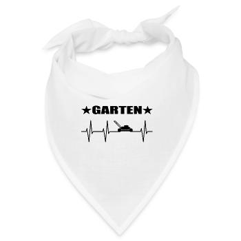Garten - Bandana - Weiß - Vorne