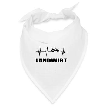 Traktor - Bandana - Weiß - Vorne