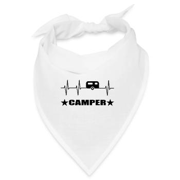 Camping - Bandana - Weiß - Vorne