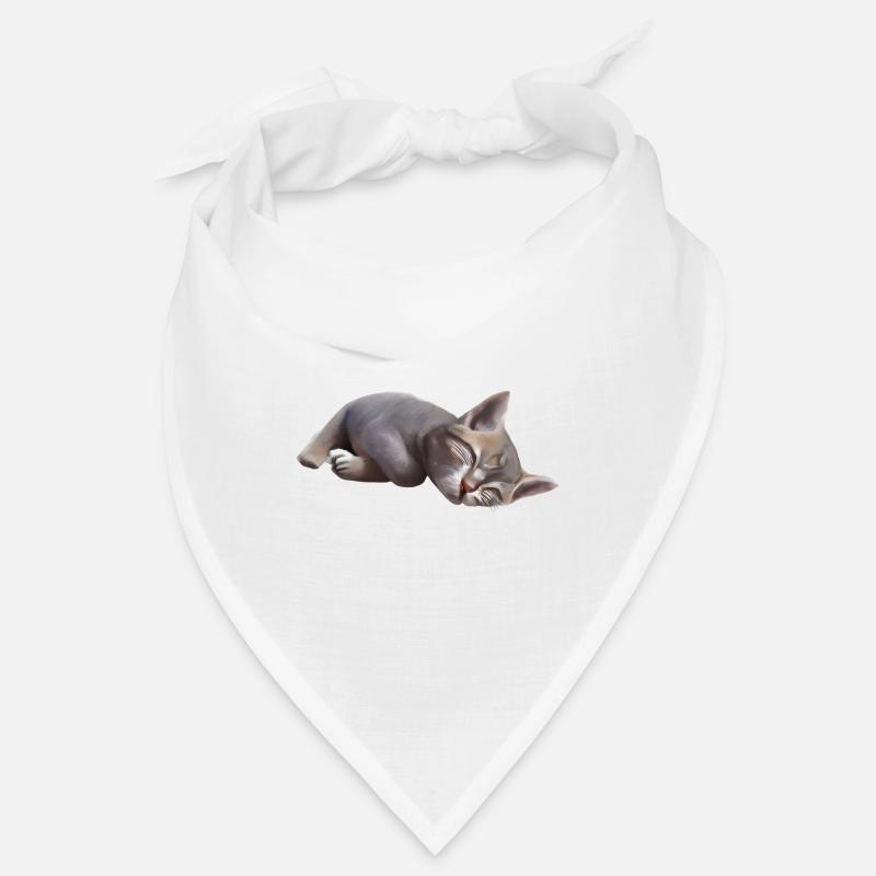 Sleeping cat Bandana