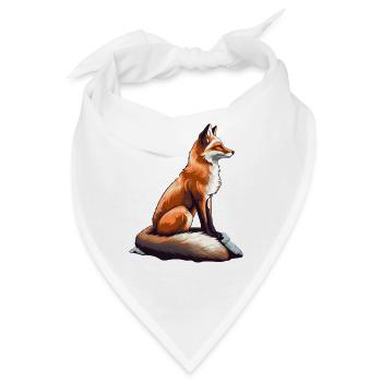 Schlau - Bandana - Weiß - Vorne