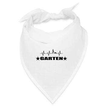 Garten - Bandana - Weiß - Vorne