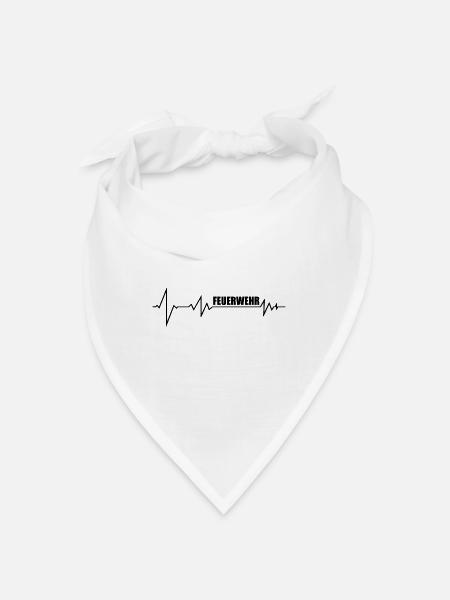 Feuerwehr - Bandana - Weiß