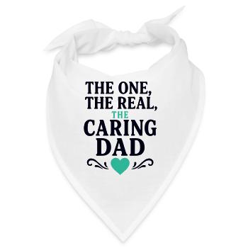 Caring Dad das Original Vatertag - Bandana - Weiß - Vorne